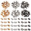 180Pcs 6 Style Zinc Alloy Ribbon Crimp Ends FIND-CA0004-51-1