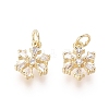 Brass Charms LS-ZIRC-L087-045G-1