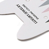100Pcs Cat Head Shape Paper Jewelry Earring Display Cards AJEW-Z021-03C-2