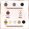   200Pcs 10 Style DIY Round Beads Jewelry Making Finding Kits DIY-PH0021-75-2