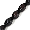 Natural Black Onyx(Dyed & Heated) Beads Strands G-U018-G07-01-1
