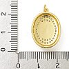 Rack Plating Brass Micro Pave Cubic Zirconia Pendants KK-Z067-20G-3