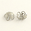 Tarnish Resistant 304 Stainless Steel 5-Petal Bead Caps STAS-R065-32-1