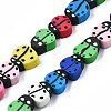 Handmade Polymer Clay Bead Strands CLAY-N011-43B-01-1