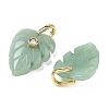 Natural Green Aventurine Pendants GG-CBA105B-01N-G-2