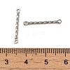 Non-Tarnish 304 Stainless Steel Connector Charms STAS-Q323-02B-P-3