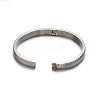 Fashionable Unisex 304 Stainless Steel Bangles BJEW-L552-05P-8mm-2