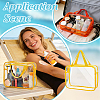 7Pcs 7 Colors PVC Zipper Storage Bags with Handle ABAG-PH0002-05-5