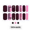 Glitter Nail Wraps Polish Decal Strips MRMJ-T078-ZA295-2