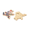 Christmas Alloy Enamel Pendants ENAM-K069-44E-G-2