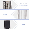 2Pcs Fashionable Iron Tassel Epaulettes FIND-FH0009-47-5