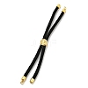 Nylon Cords Bracelet Makings Fit for Connector Charms AJEW-P116-01G-12-1