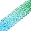 Baking Painted Glass Bead Strands DGLA-A039-T2mm-A018-4