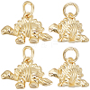 10Pcs Rack Plating Brass Pendants KK-BBC0017-13-1