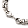 202 Stainless Steel Chain Bracelet STAS-A100-14-3