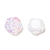 Opaque Acrylic Flower Cabochons MACR-C009-09-2