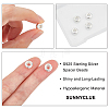 4 Pcs 2 Styles 925 Sterling Silver Spacer Beads STER-SC0001-01S-3