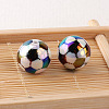 UV Plating Opaque Acrylic Beads OACR-TAC0006-06-1