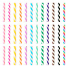 120Pcs 12 Colors Two Tone Handmade Polymer Clay Simulation Chocolate Stick CLAY-TA0001-43-2
