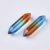 Two Tone Glass Double Terminated Point Beads GLAA-S167-12E-2