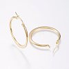 304 Stainless Steel Hoop Earrings EJEW-F105-21G-2