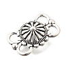 Tibetan Style Alloy Links Connector Charms FIND-D042-07C-AS-2