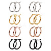 Stainless Steel Hoop Earrings STAS-TA0001-23B-2