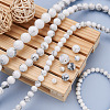 4 Strands 4 Style Natural Howlite Beads Strands G-TA0001-34-4