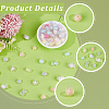160Pcs 8 Styles Frosted Transparent Acrylic Beads OACR-PA0002-09-6