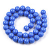 Opaque Solid Color Glass Beads Strands LS-GLAA-T032-P4mm-11-2