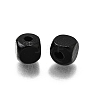 Spray Painted Wooden Beads WOOD-P021-01B-29-2