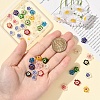 45Pcs 4 Styles Handmade Millefiori Glass Beads LAMP-YW0001-65-3