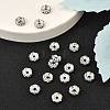 Brass Grade A Crystal Rhinestone Spacer Beads RB-A006-8MM-N-4