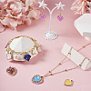 30Pcs 2 Styles UV Plating Acrylic Pendants PACR-TA0001-13-6