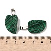 Synthetic Malachite Pendants G-B127-01P-05-4