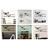 PVC Quotes Wall Sticker DIY-WH0200-053-5