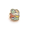 Be The Change You Want To See Word Enamel Pin JEWB-TAC0010-21-1