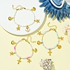 Natural White Shell Beads Bracelets BJEW-FS00013-3