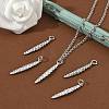 SHEGRACE Brass Micro Pave Cubic Zirconia Pendants XGRQ3D297-502P-5
