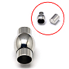 304 Stainless Steel Magnetic Clasps X-STAS-A019-6-1
