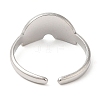 Non-Tarnish 304 Stainless Steel Open Cuff Rings RJEW-K245-81P-2