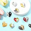 10 Sets Spray Painted Alloy Split Pendants FIND-FS0004-20-8