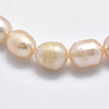 Natural Cultured Freshwater Pearl Beads Strands PEAR-K003-26C-01-3