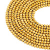 10 Strands Electroplate Transparent Glass Beads Strands EGLA-BW0001-01-1