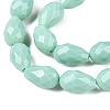 Opaque Solid Color Imitation Jade Beads Strands EGLA-N013-P10mm-D14-3