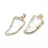 Natural Quartz Crystal Pendants G-Q492-01-2