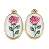 Printed 304 Stainless Steel Enamel Pendants SA-CBA1ED9-22G-02-1