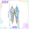 1Pc Flat Round Acrylic Sequin Body Chains AJEW-GA0010-40-2