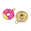 Brass Enamel Pendants KK-I358-072G-03-2