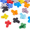 20pcs 10 Colors Handmade Lampwork Beads LAMP-TA0001-62-3